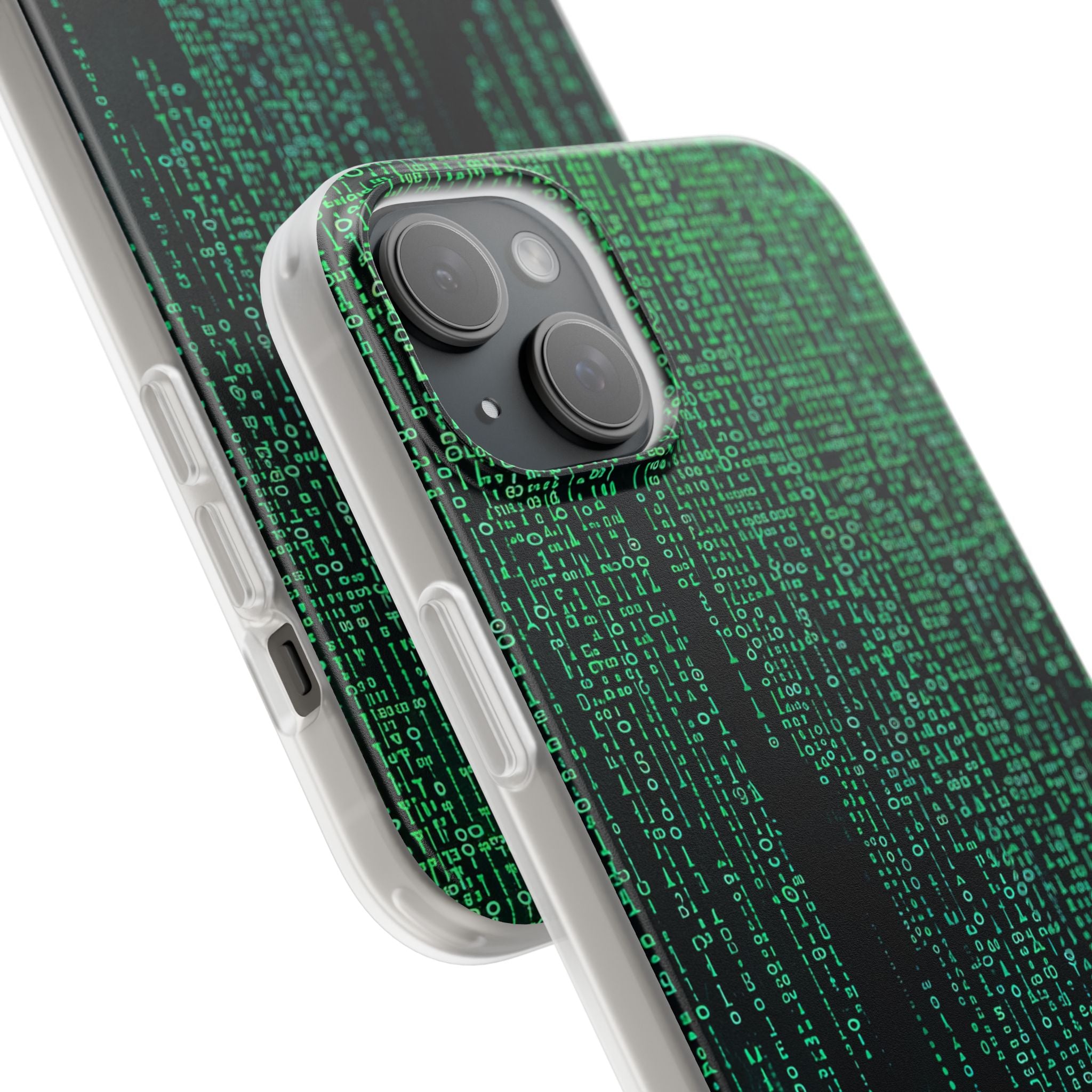 Matrix Gradient Flow iPhone 15 - Flexi Phone Case