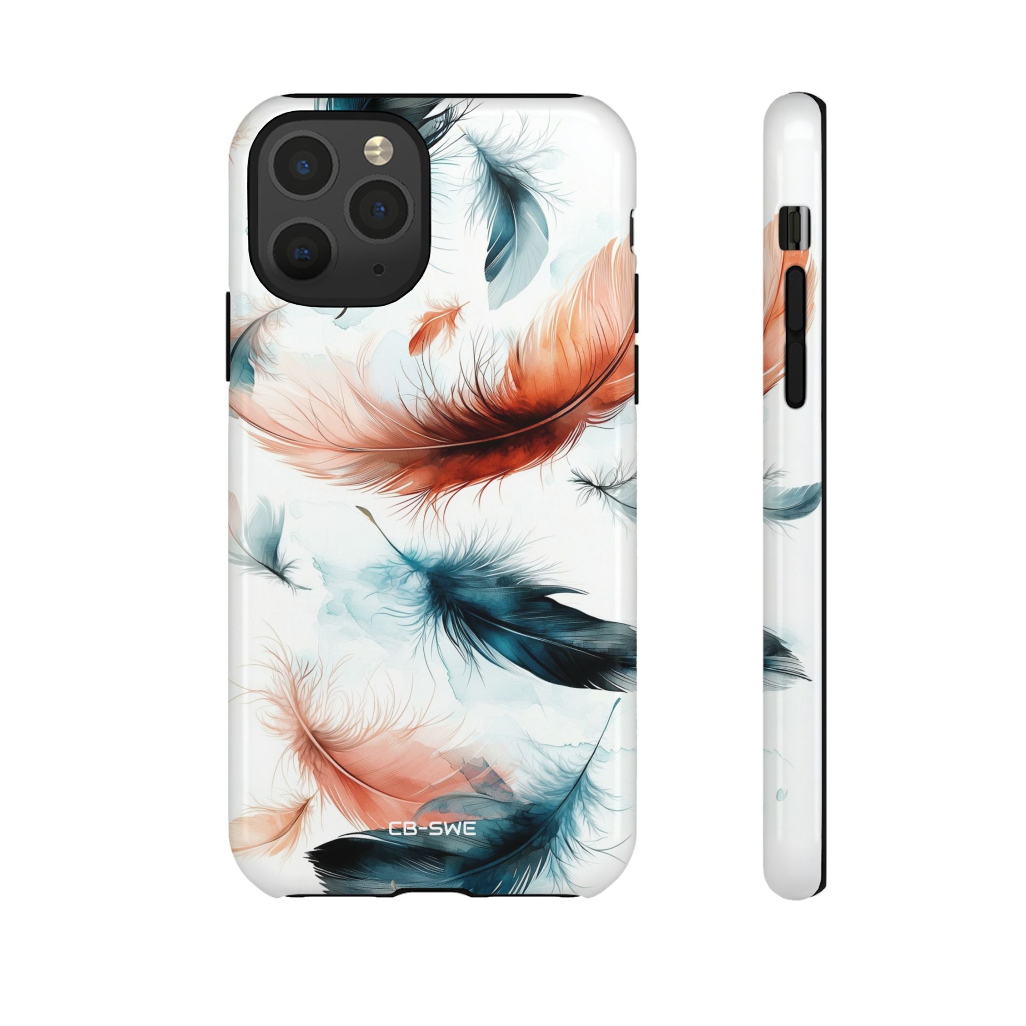 Feathers Drift Softly - iPhone Case