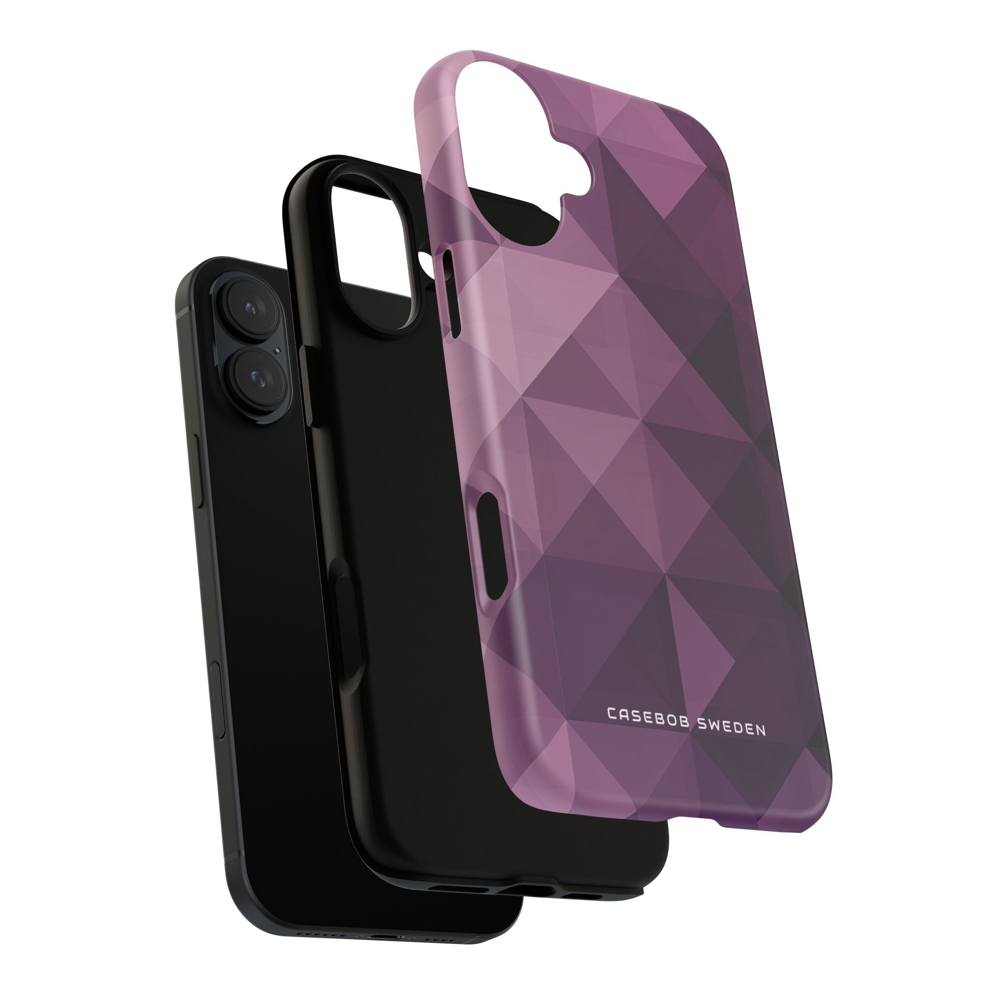 Gradient Purple Mosaic iPhone 16 - Tough Phone Case