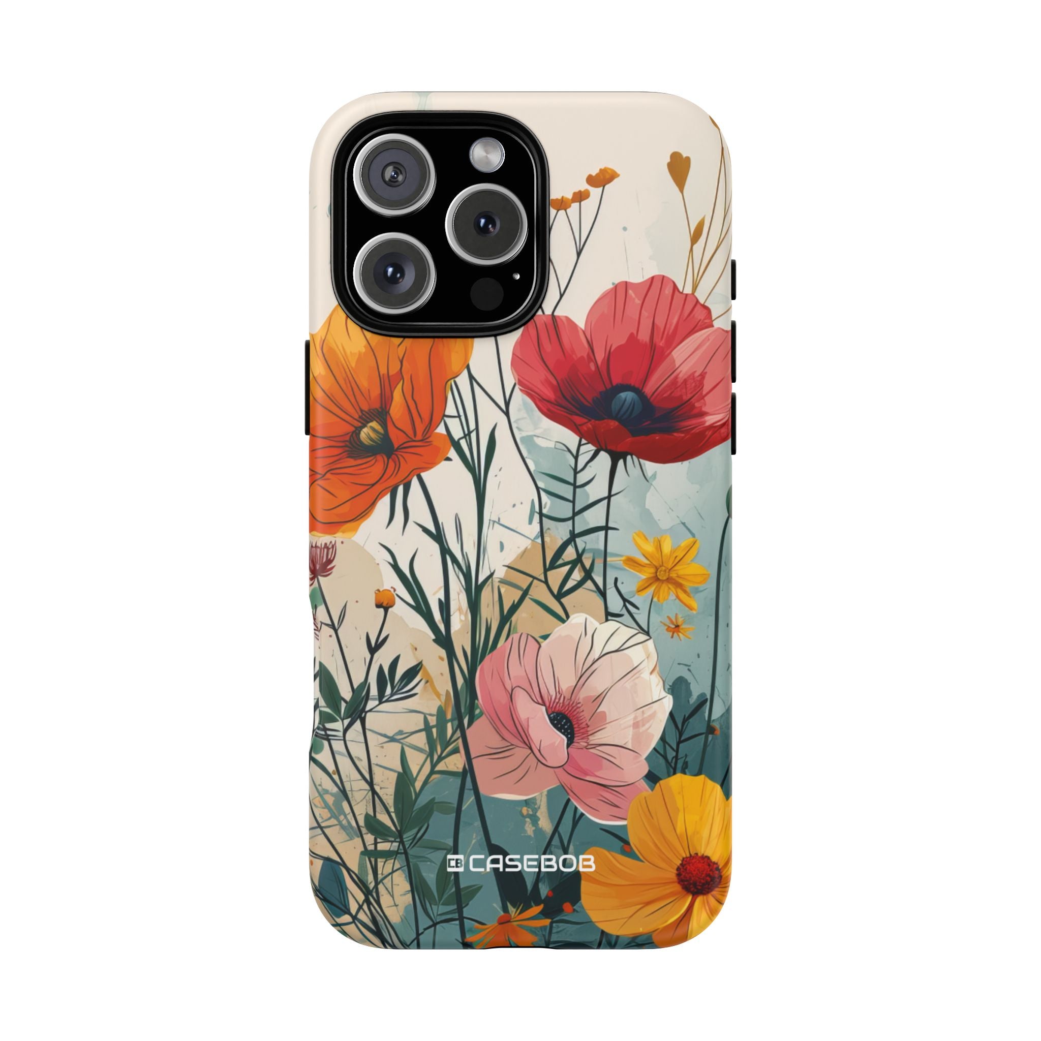 Whimsical Garden Watercolor Blooms - for iPhone 16