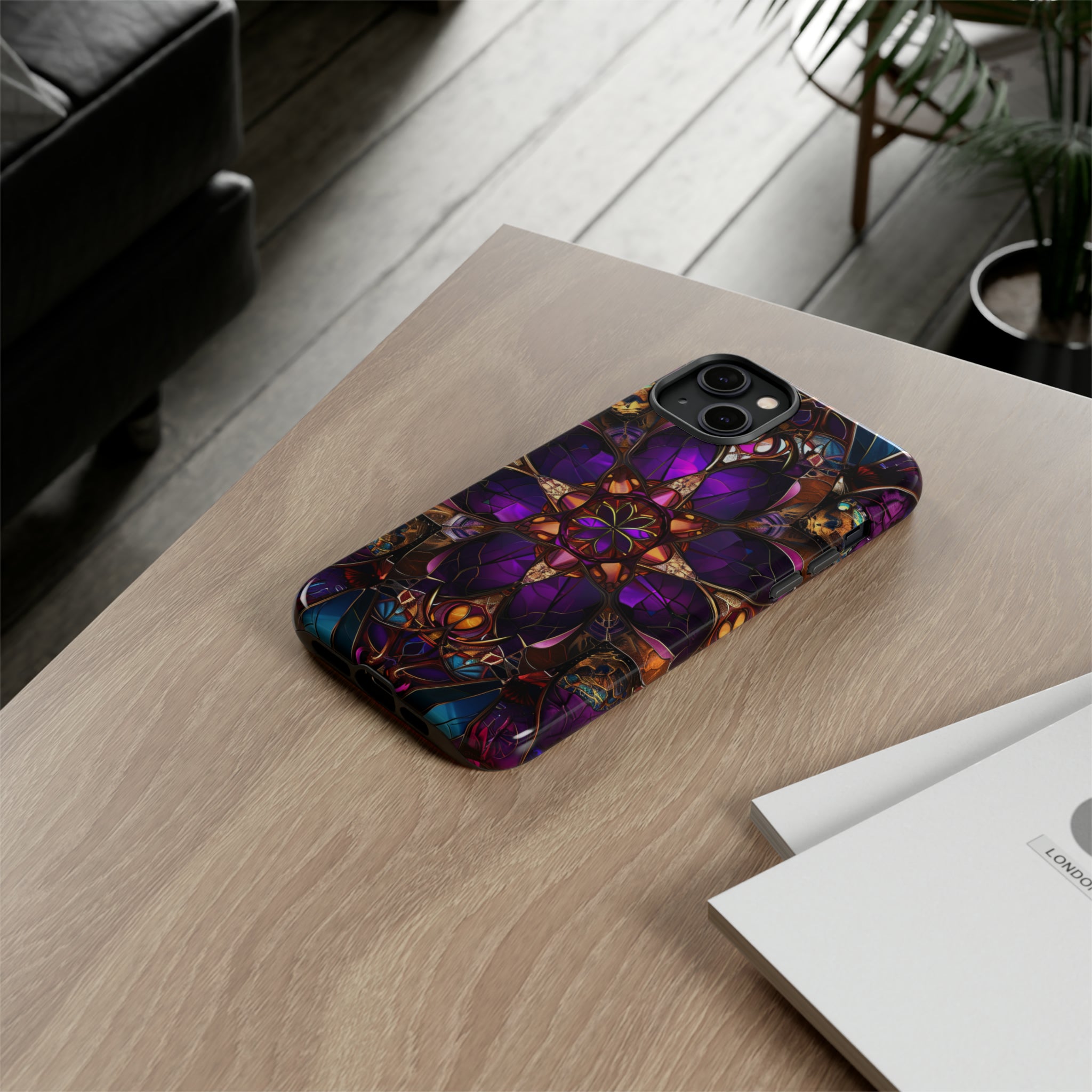 Stained Glass Gothic - Protective Phone Case