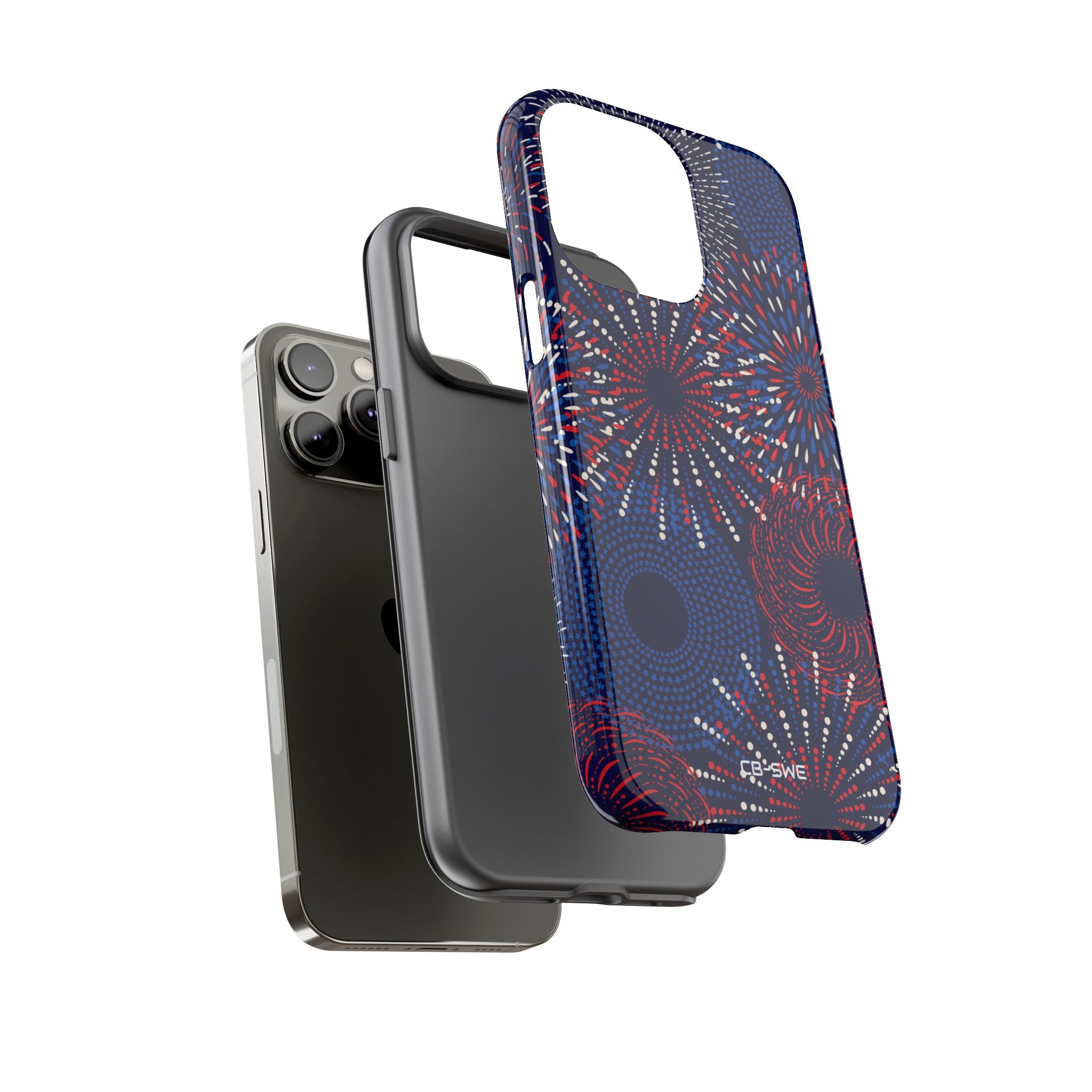 Fireworks Burst Bright - iPhone Case