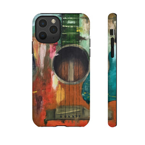 Oil painting - Guitar - Protective Phone Case