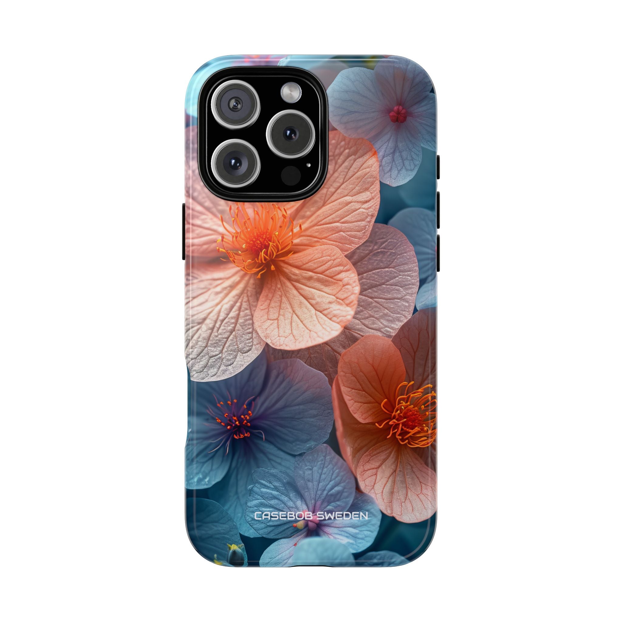 Peach Blossom Serenity - Tough iPhone 16 Phone Case