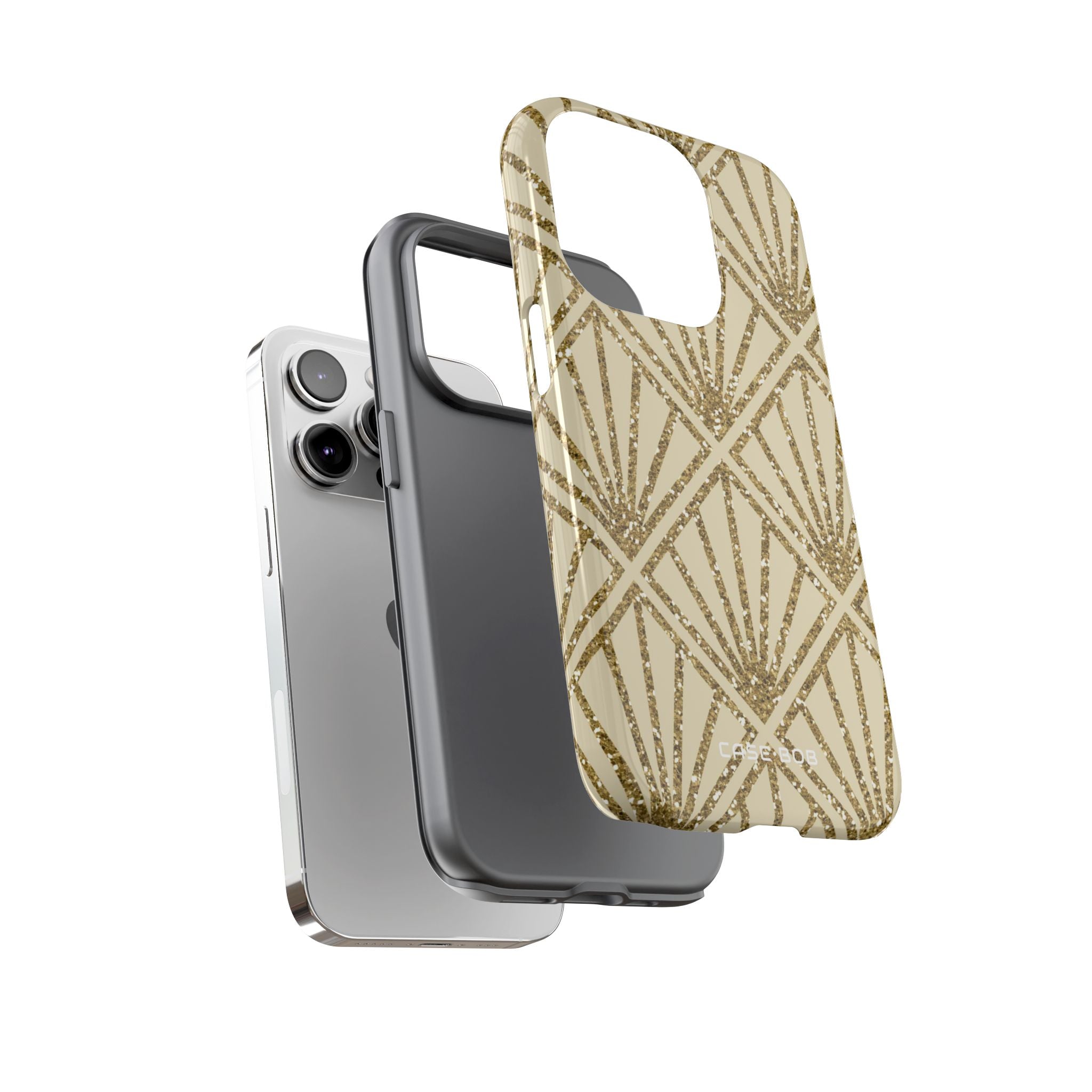 Gold Diamond Radiance iPhone 14 Pro Case - Tough