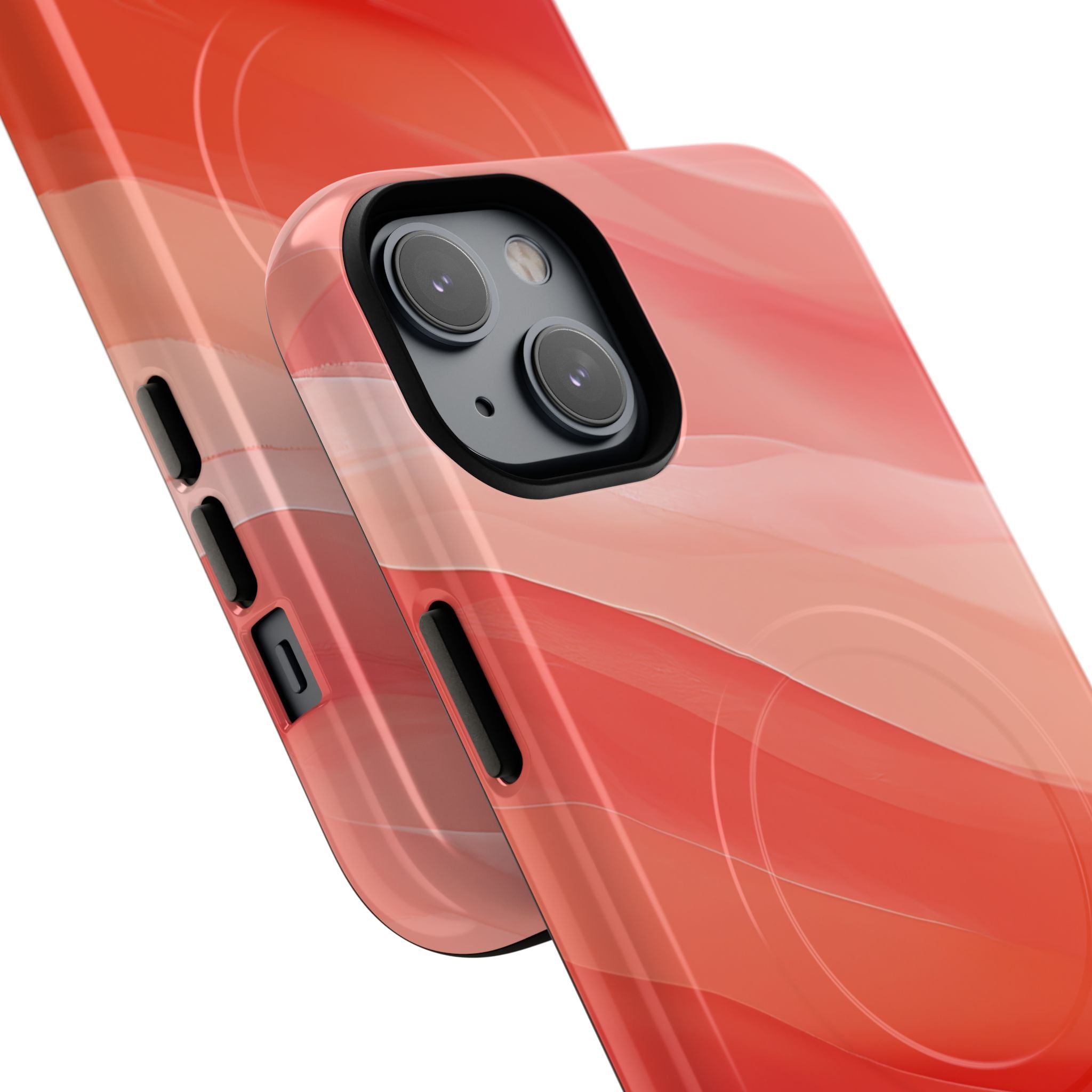 Flowing Coral Waves iPhone 14 - Tough+