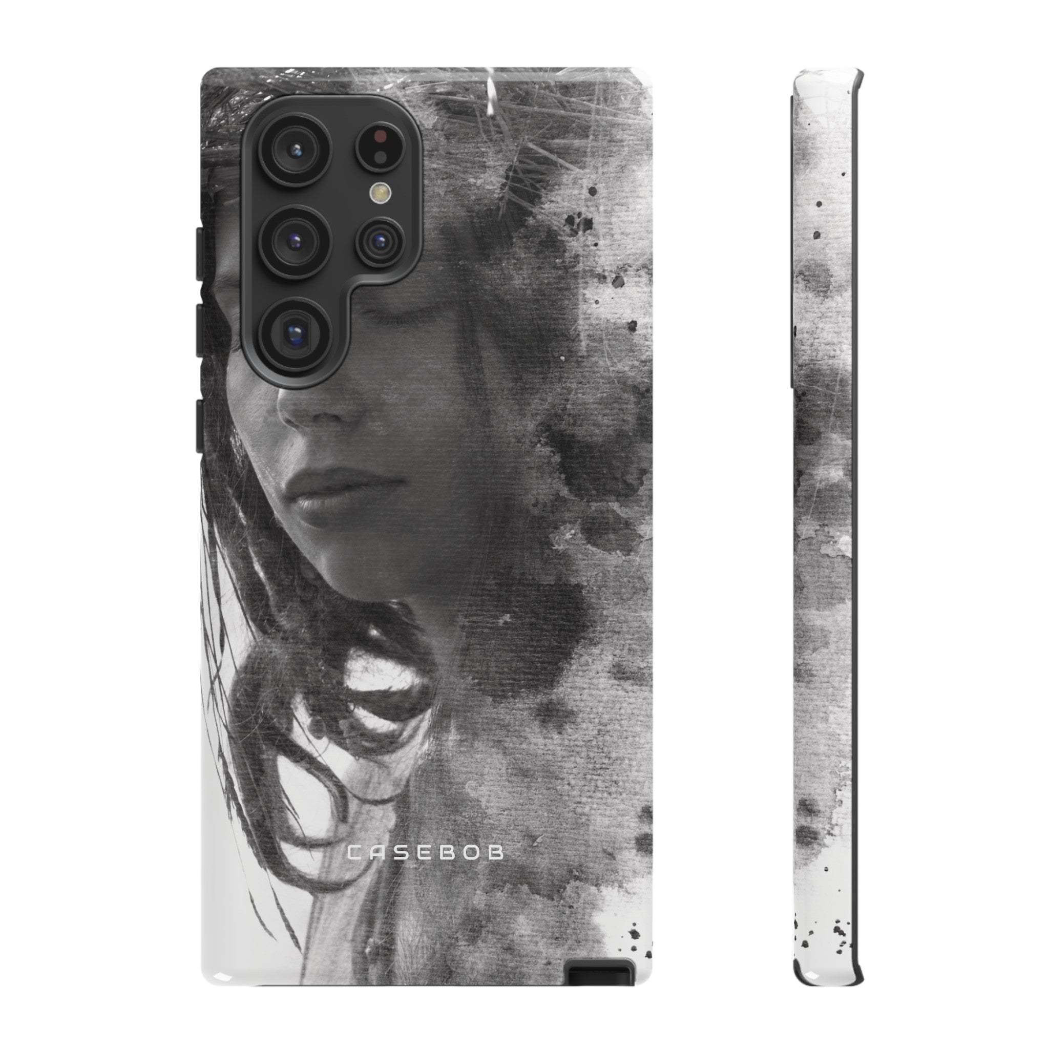 Portrait Lady Phone Case - Protective Phone Case