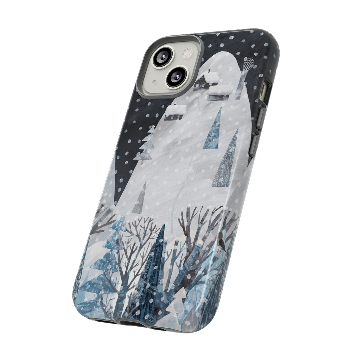 Cute Winter Landscape - Protective Phone Case