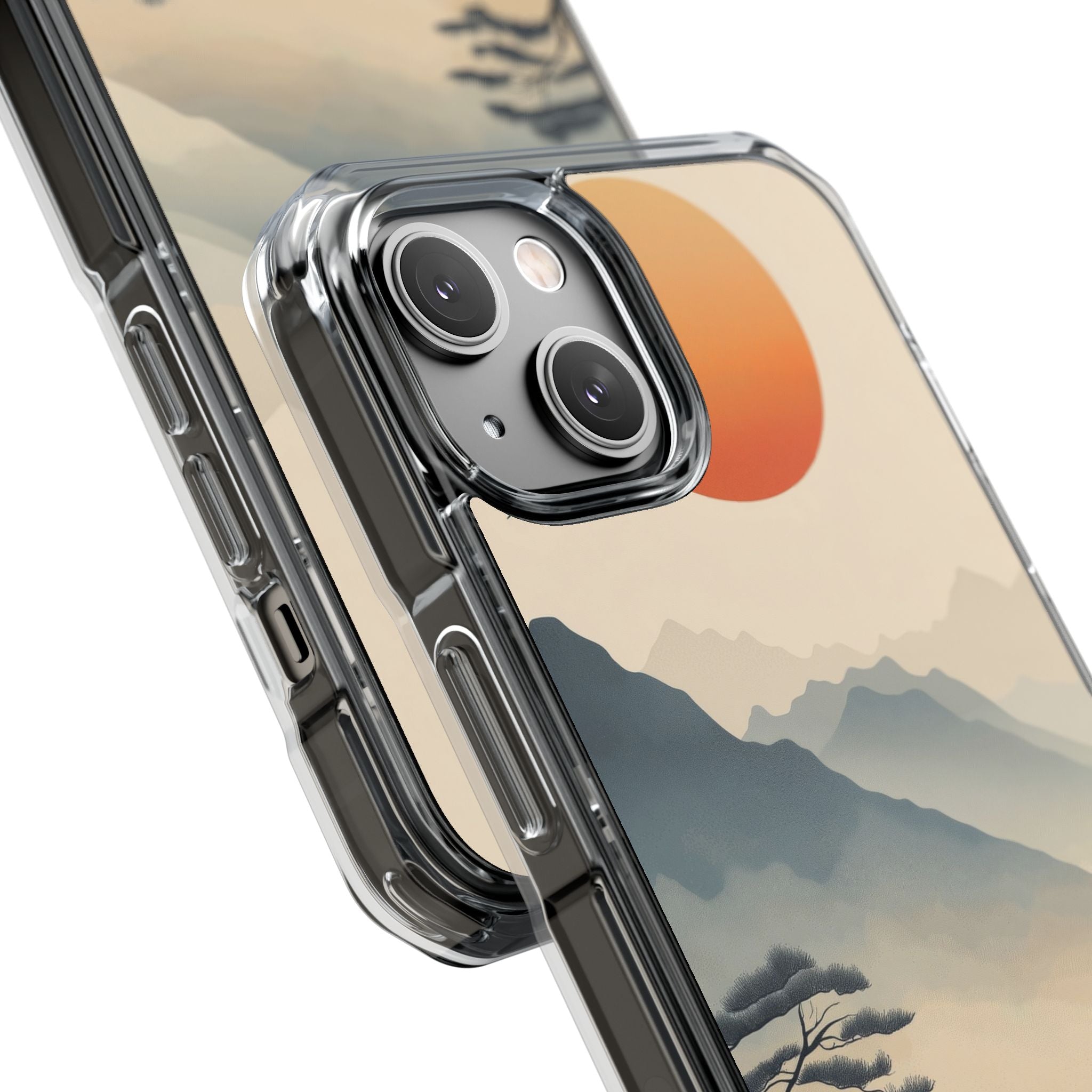 Mountains Embrace Sun iPhone Case - Impact