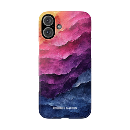 Color Wave - Slim iPhone 16 Phone Case