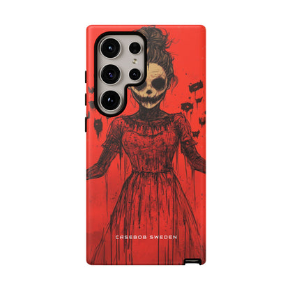 Haunting Scarlet Descent Samsung S24 - Tough Phone Case