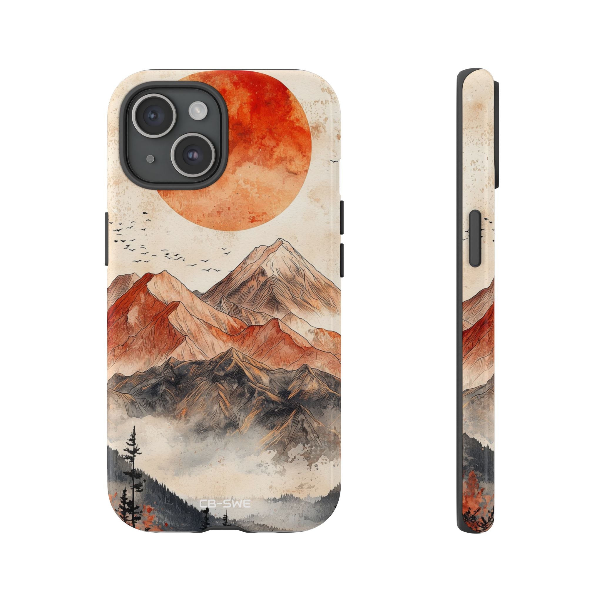 Mountains Greet Sun - iPhone Case