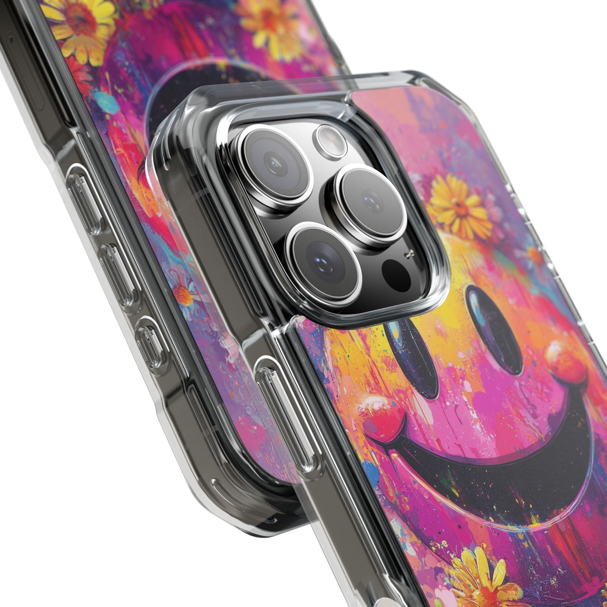 Joyful Smile Blooms iPhone Case - Impact