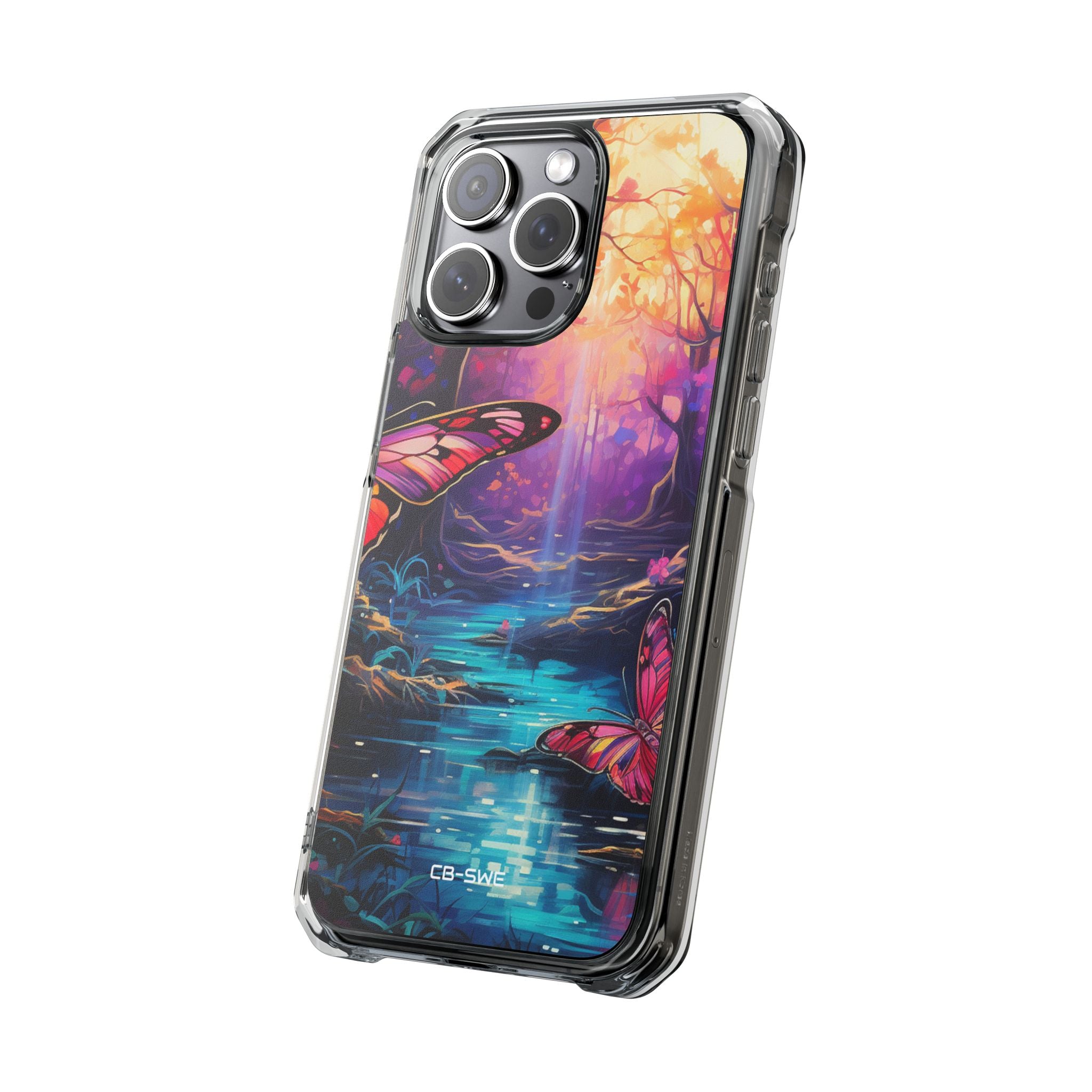 Enchanted Butterfly Forest iPhone Case - Impact