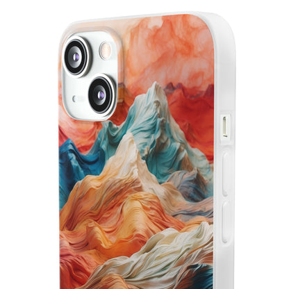 Fabric Peaks Cream iPhone 13 - Soft