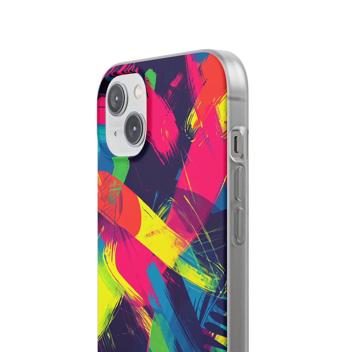 Pantone Neon Patterns | Handyhülle für iPhone (Flexible Hülle)