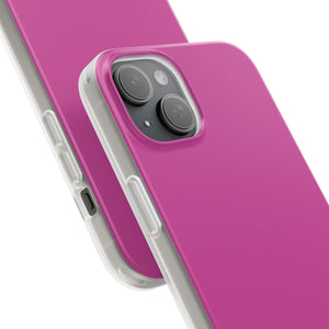 Hot Magenta | Handyhülle für iPhone (Flexible Hülle)