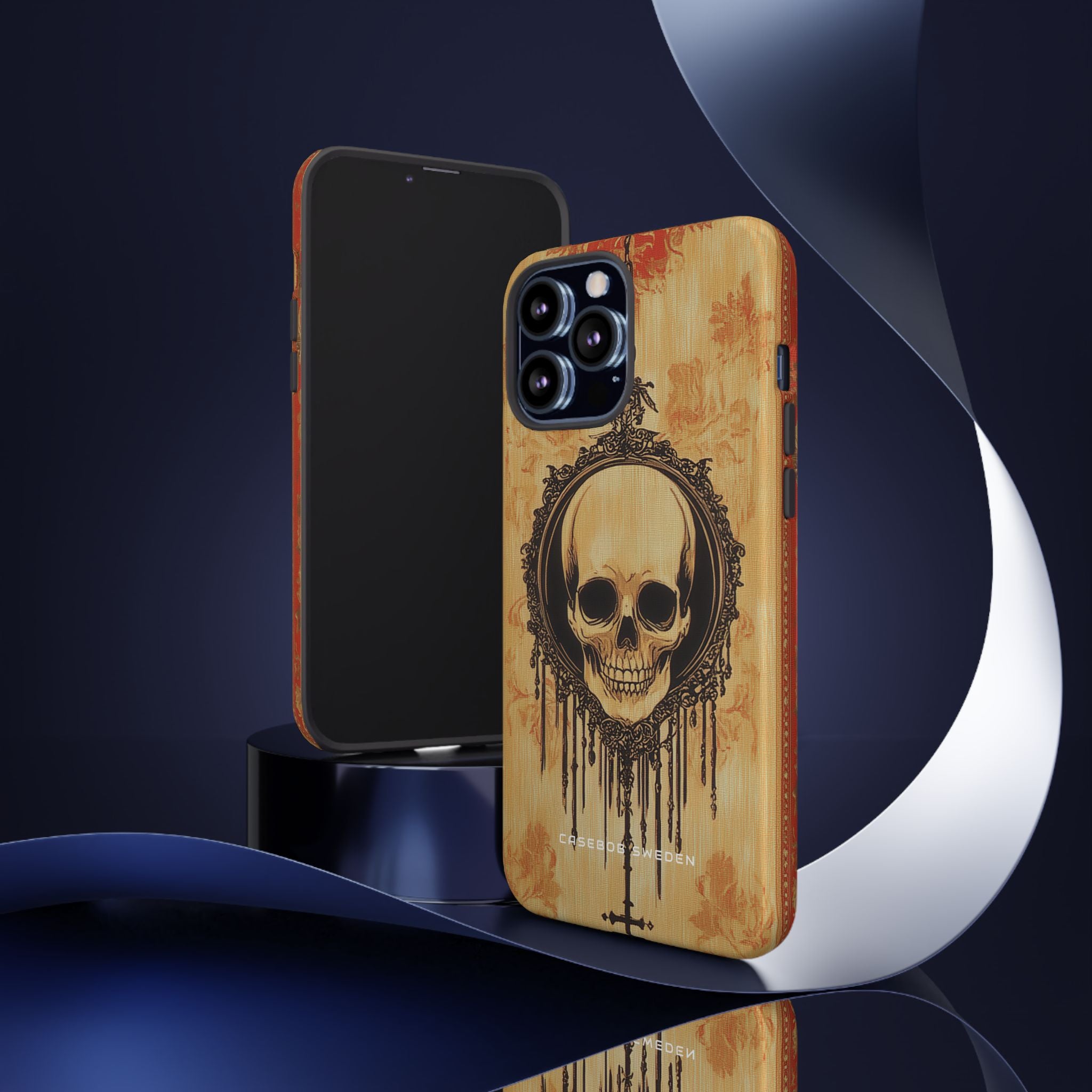 Gothic Skull Elegance iPhone 13 - Tough Phone Case