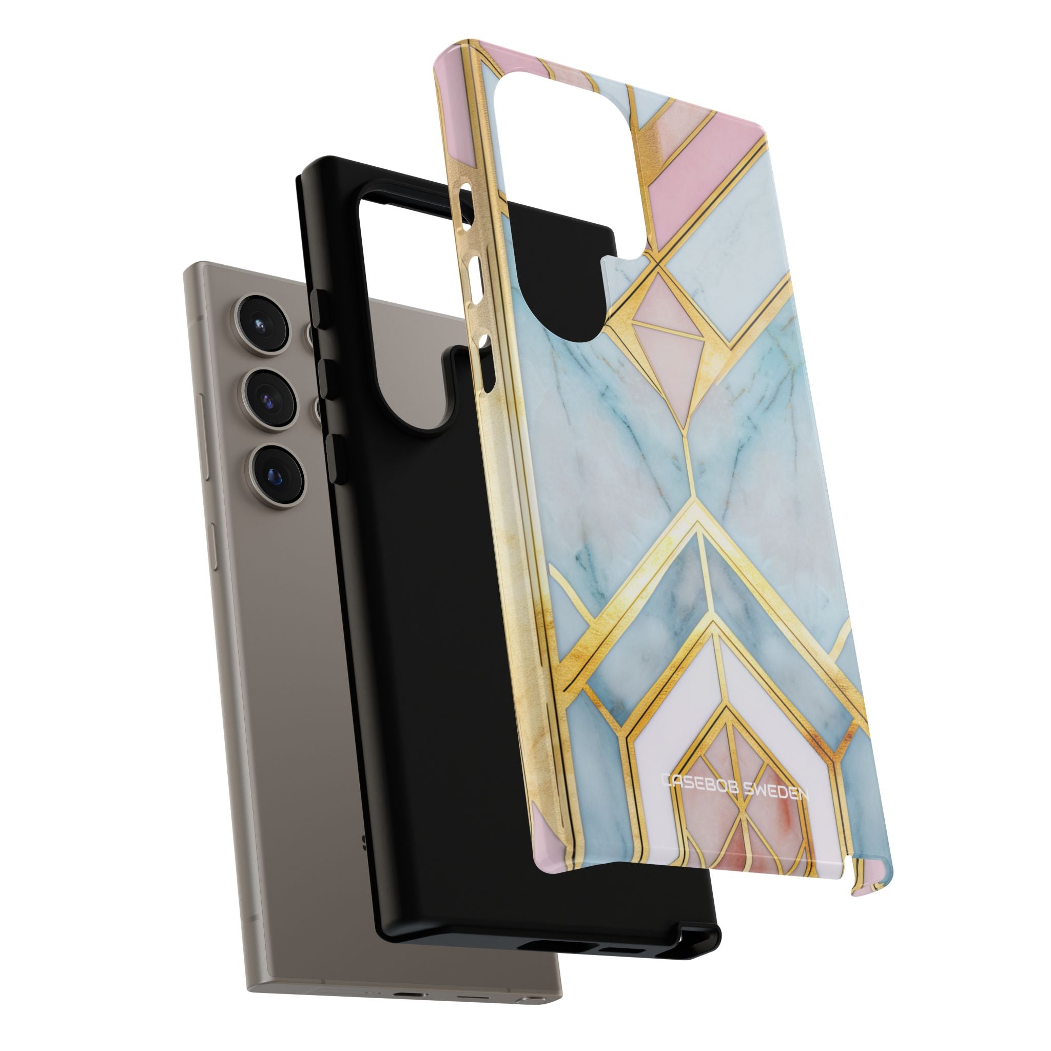 Gold Pink Art Deco - Tough Samsung S24 Phone Case