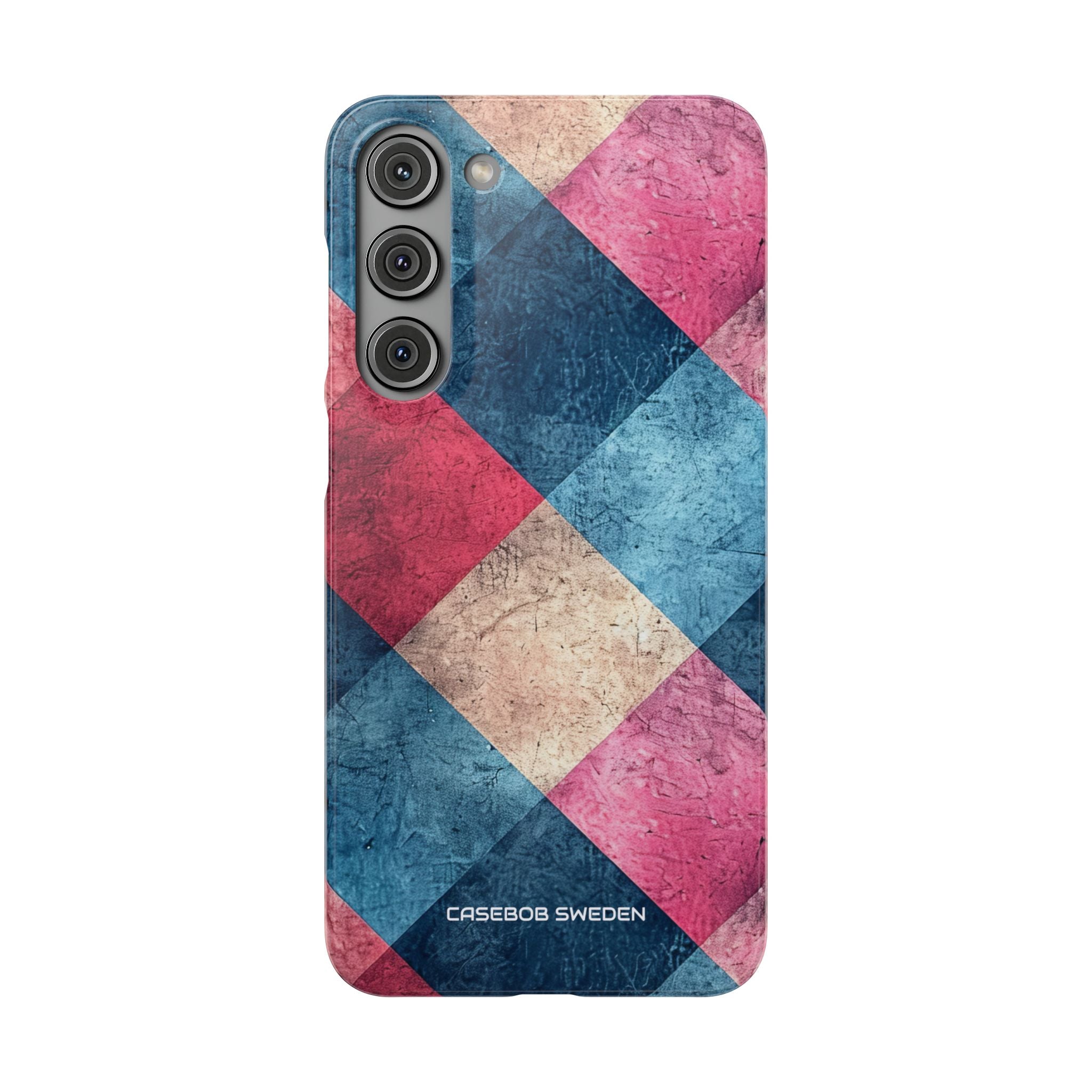 Bold Geometric Squares - Slim Samsung S23 Phone Case