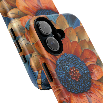 Mosaic Blossom Harmony iPhone 16 - Tough Phone Case