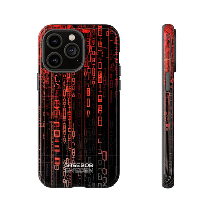Neon Circuit Dreams iPhone 14 - Tough
