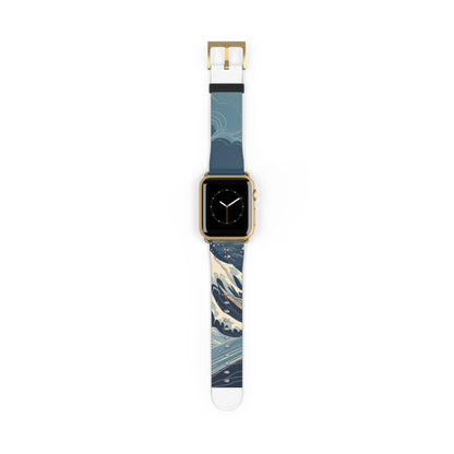 Cresting Navy Wave - Watch Band