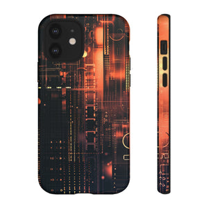 FuturTech Glare: Innovation Gradient - Protective Phone Case