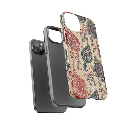 Tourbillon Paisley Marine iPhone 14 - Tough
