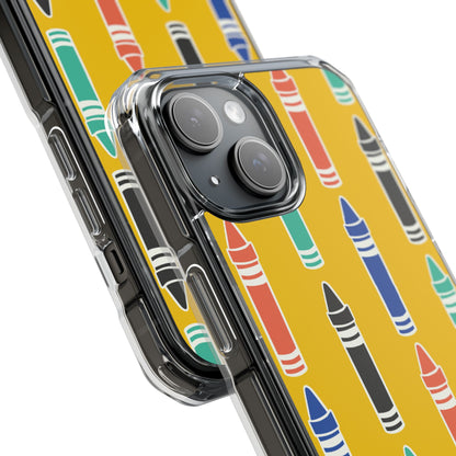 Crayons Dance Joyfully iPhone Case - Impact