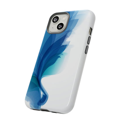 Blue Feathers - Protective Phone Case