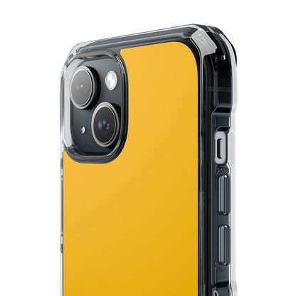 Amber Yellow - Clear Impact iPhone 15 Phone Case