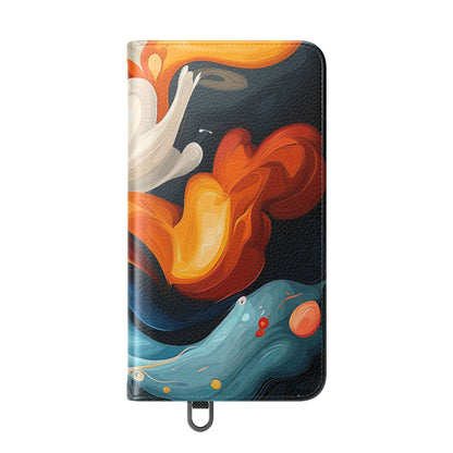 Fiery Swirl - Samsung S24 Case - Wallet