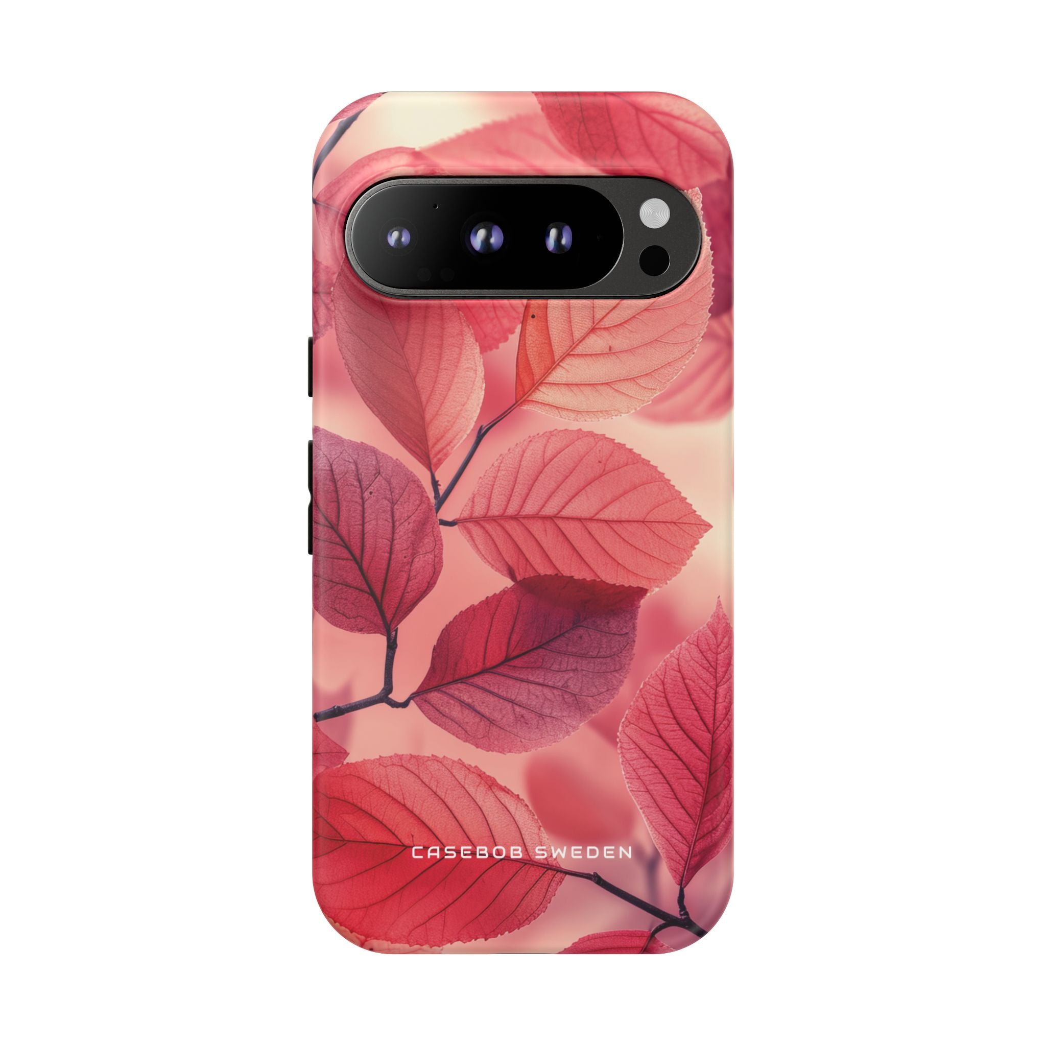 Pink and Red Leaf Harmony Google Pixel 9 - Tough Phone Case