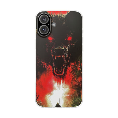 Bloodmoon Wolf's Lament iPhone 16 - Flexi Phone Case