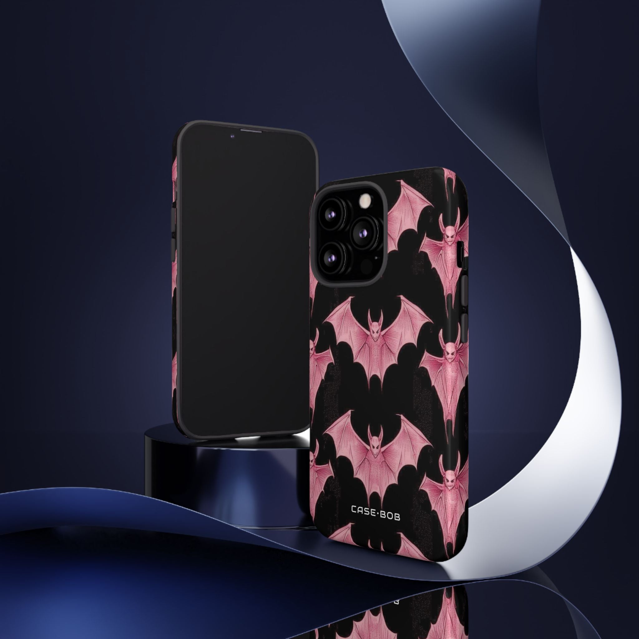Pink Batwave iPhone 13 Pro Case - Tough