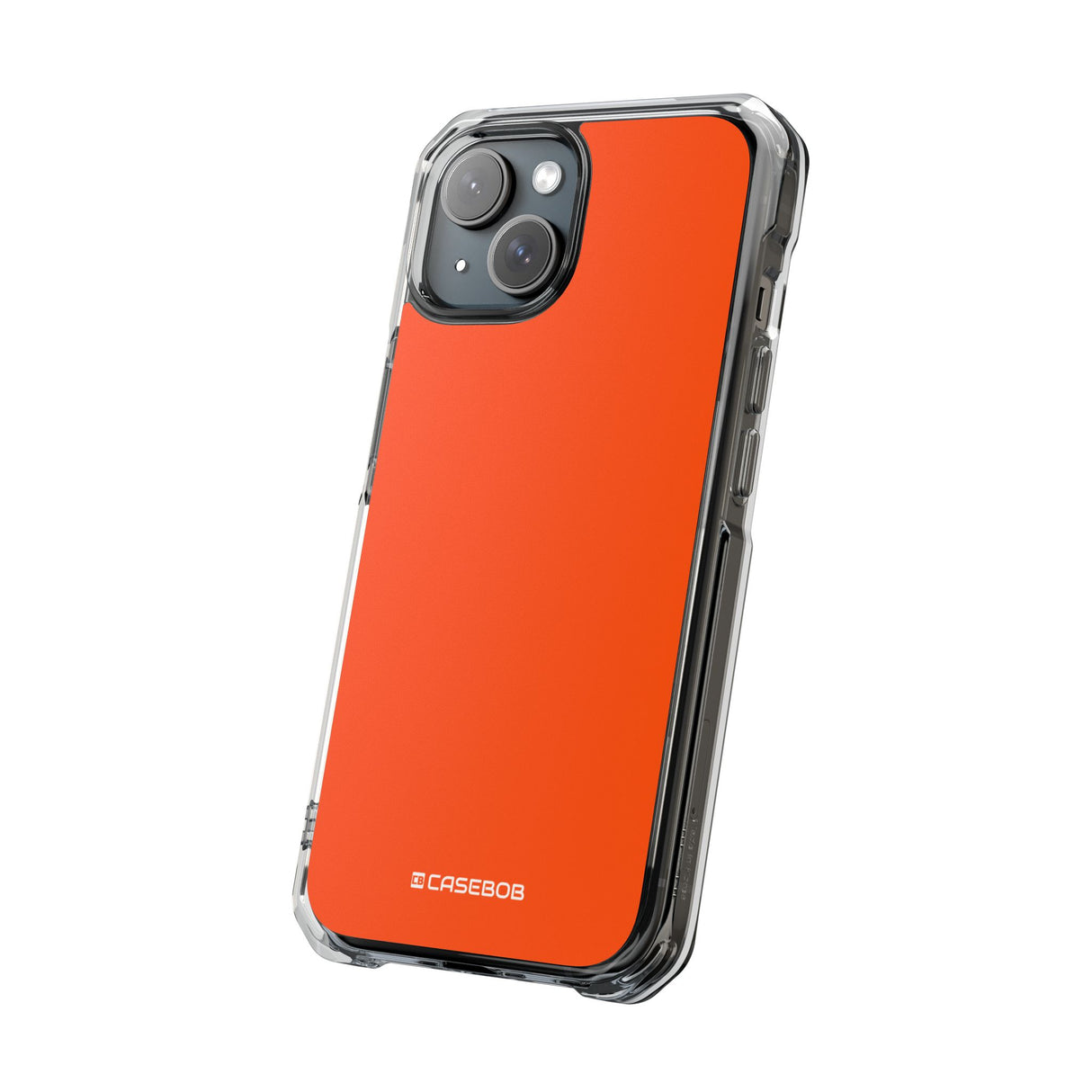 International Orange | Handyhülle für iPhone (Clear Impact Case – magnetisch) 