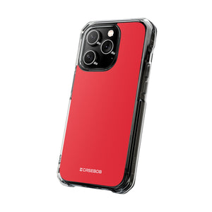 Imperial Red | Handyhülle für iPhone (Clear Impact Case – magnetisch)