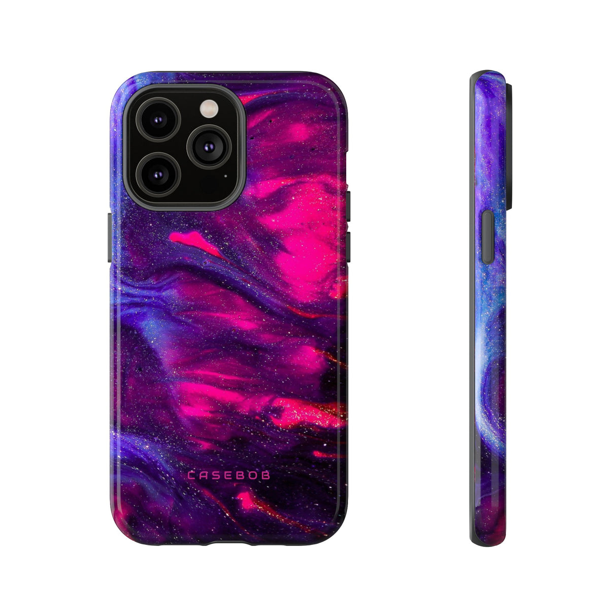 Deep Purple Ink Art - Protective Phone Case