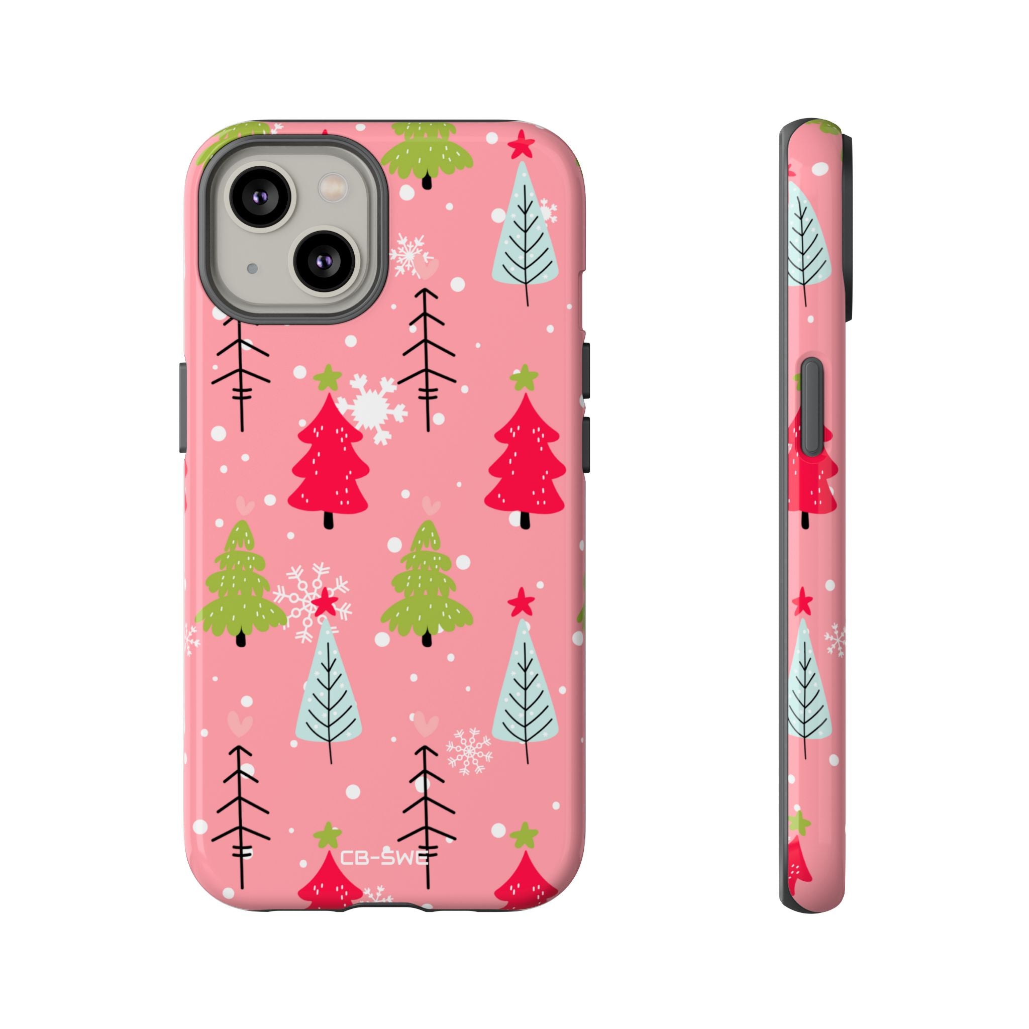 Festive Trees Dance - iPhone Case
