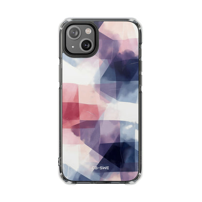 Fluid Shapes Merge iPhone Case - Impact
