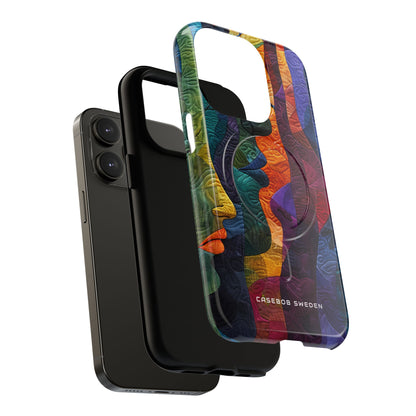 Harmonized Faces and Nature Fusion iPhone 14 | Tough+ Phone Case