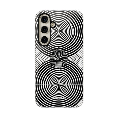 Dynamic Depth: Black and White Op-Art - For Samsung S24