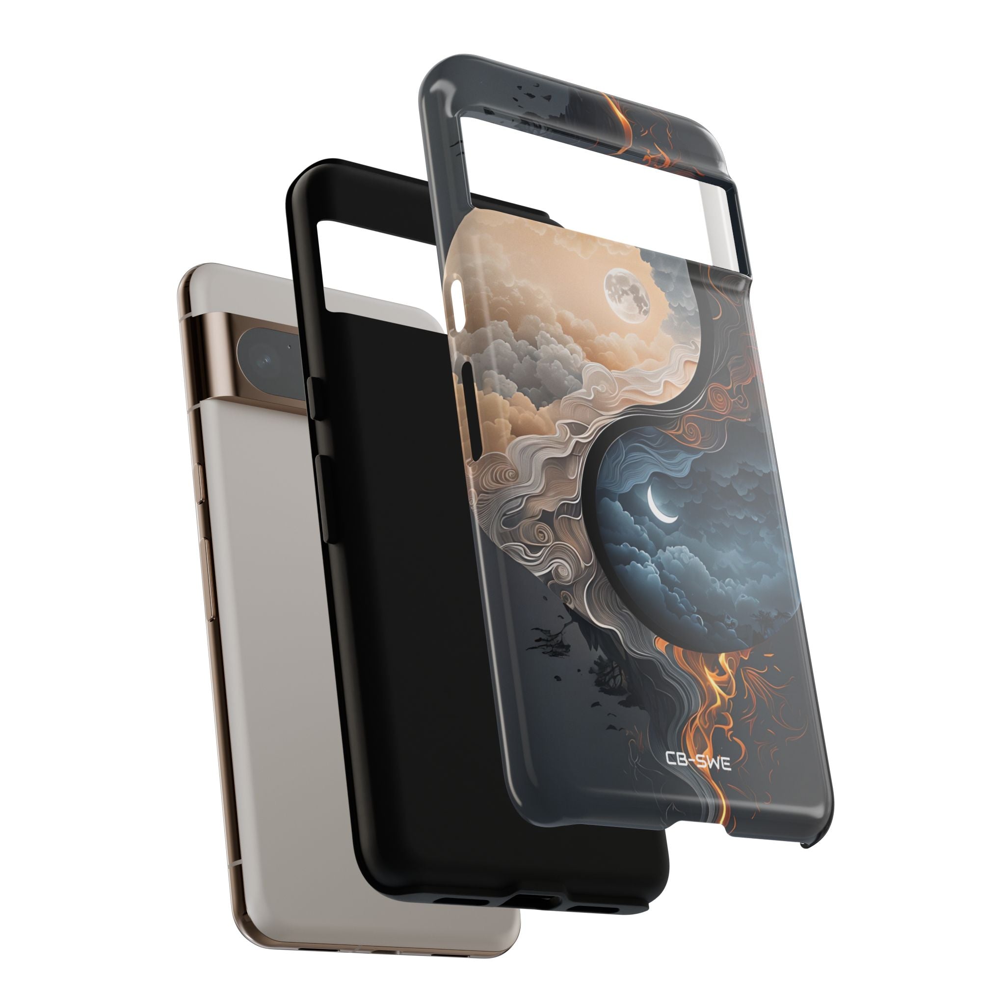 Moonlit Elemental Harmony - Google Pixel Case