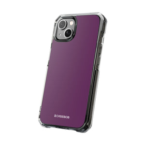 Palatinate Purple | Handyhülle für iPhone (Clear Impact Case - Magnetisch) 