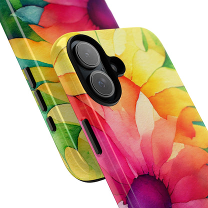 Vibrant Floral Symphony - iPhone Case