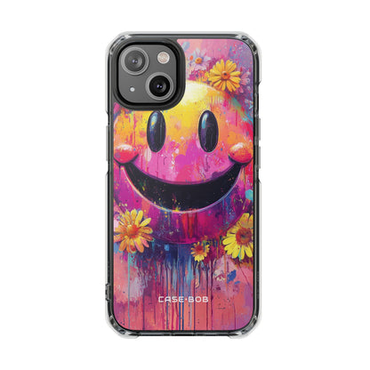 Smiley Bloom iPhone 14 Case - Impact