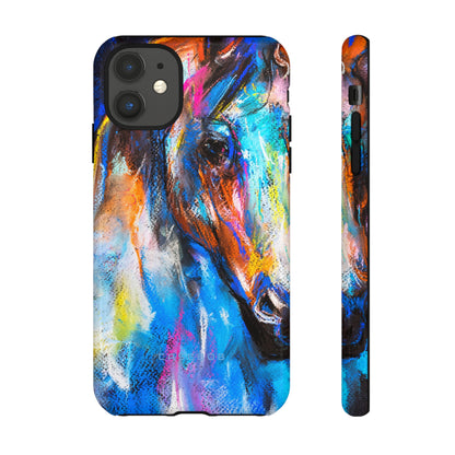 Original Pastel Horse - Protective Phone Case