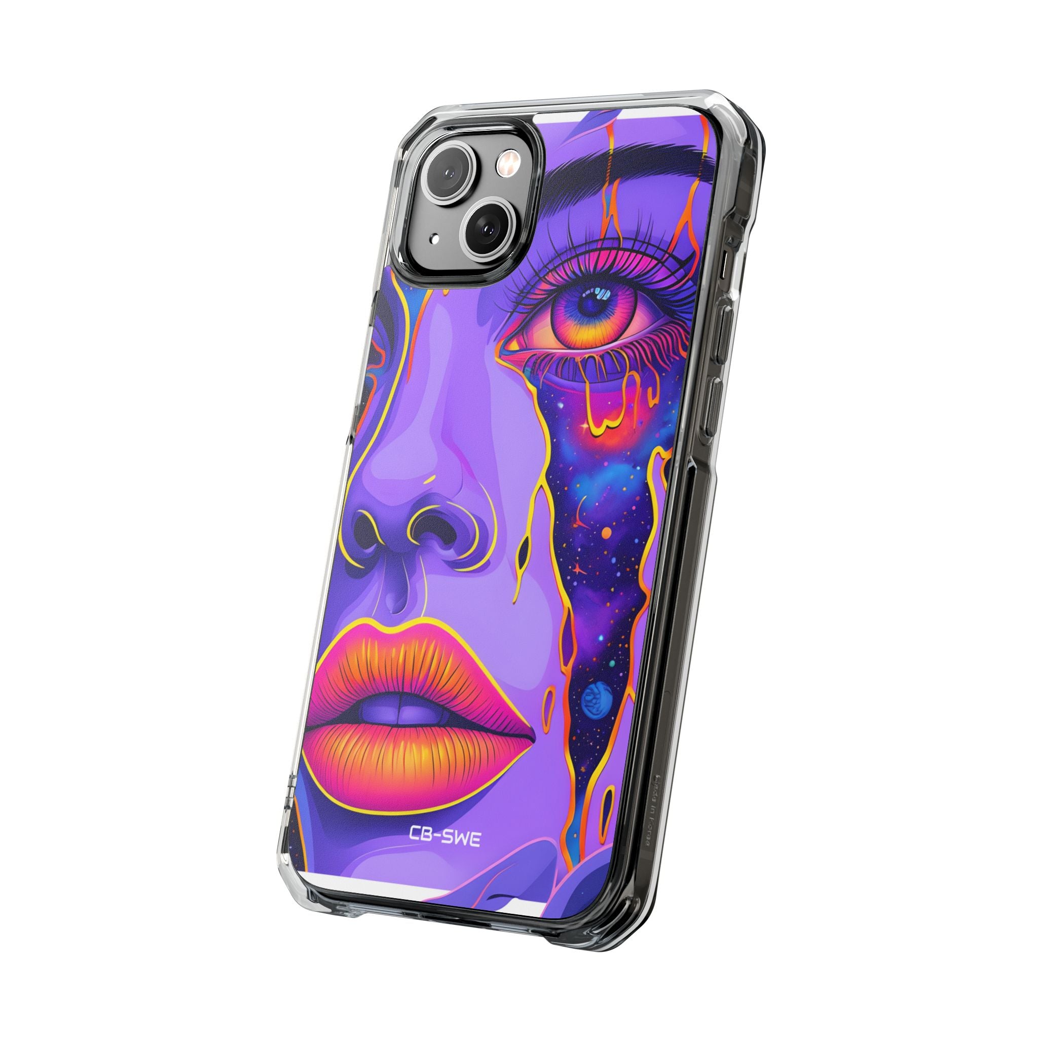 Cosmic Dreamscape Eye iPhone Case - Impact