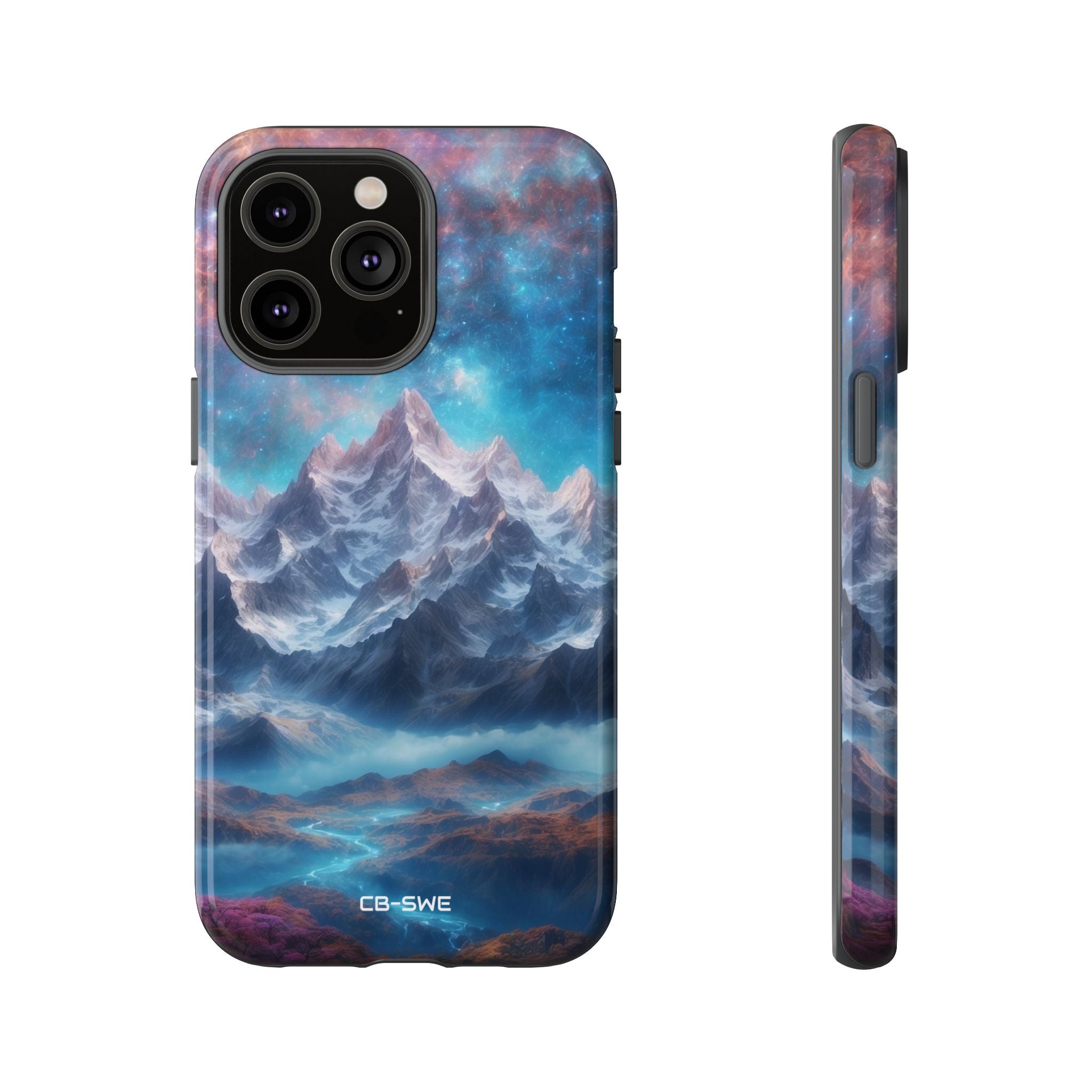 Celestial Mountains Rise - iPhone Case